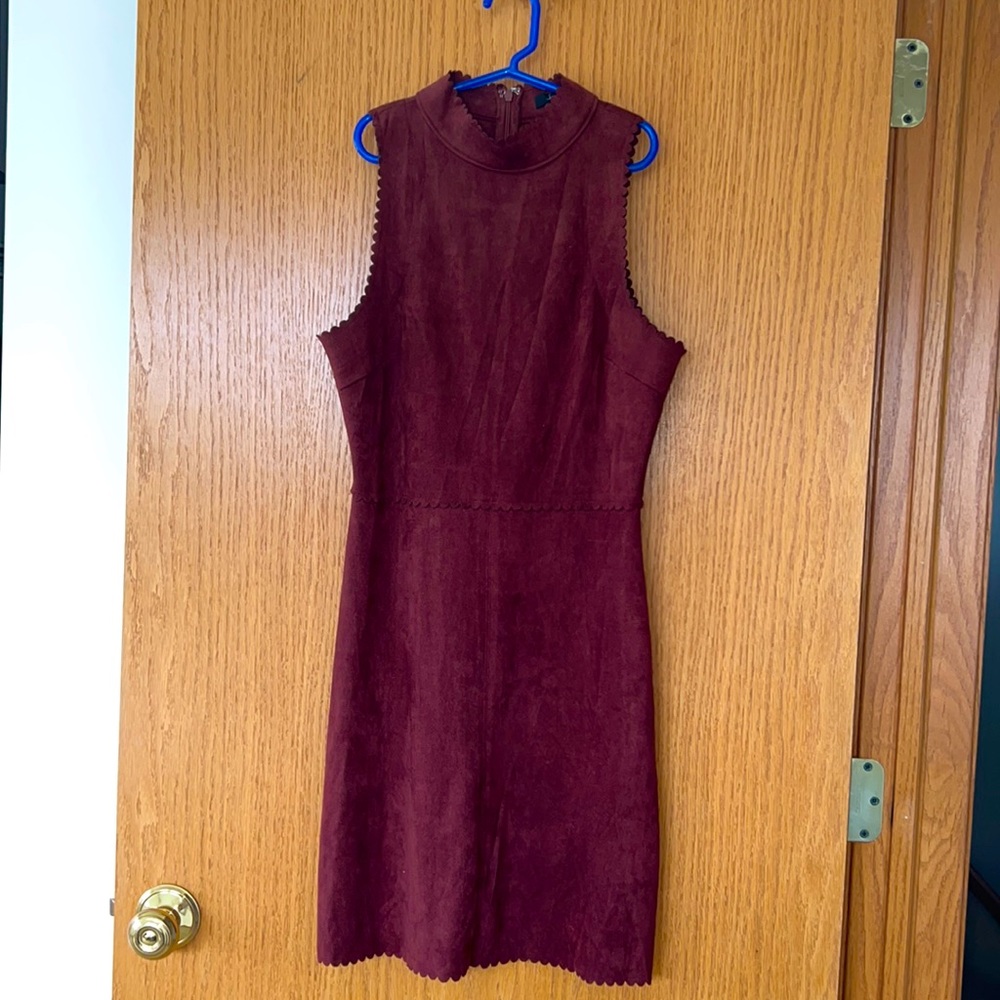 Velvet burgundy dress. Only worn once